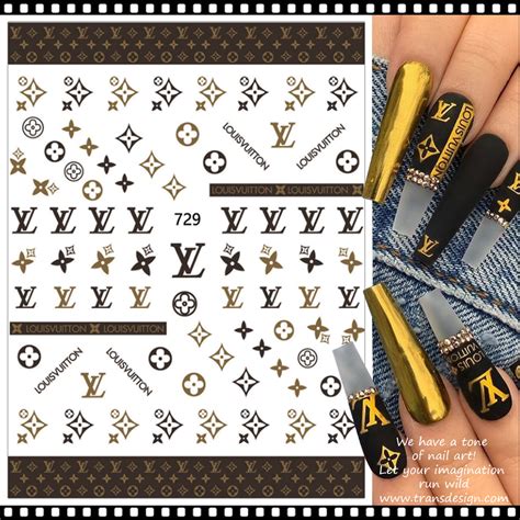 white louis vuitton nails|louis vuitton nail transfer foil.